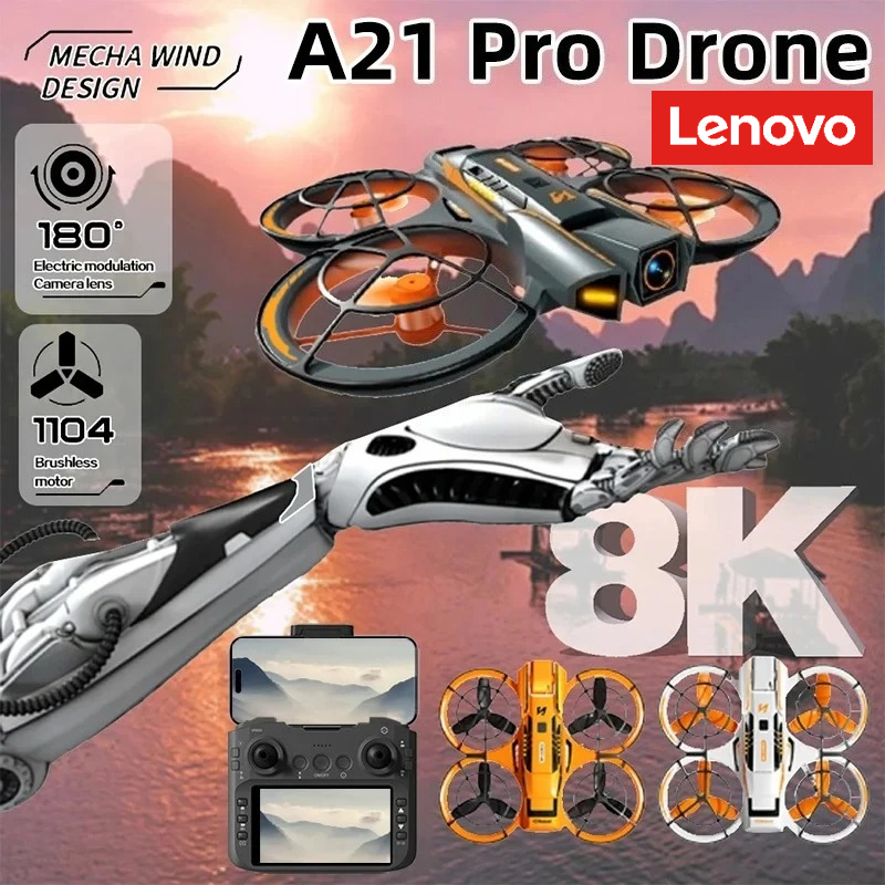 Drone Multispectral - Lenovo A21 Pro Drone 4K Profesional