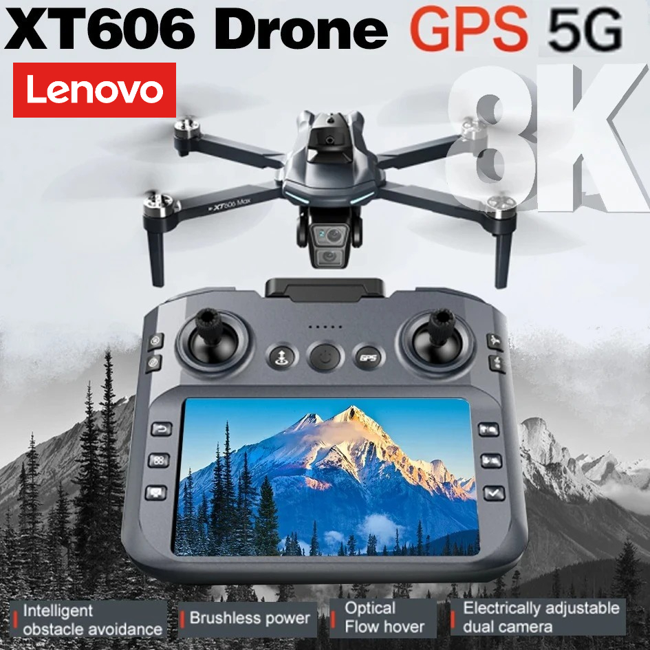 Drone Multispectral - Drone Profesional Lenovo XT606 Kamera 8K