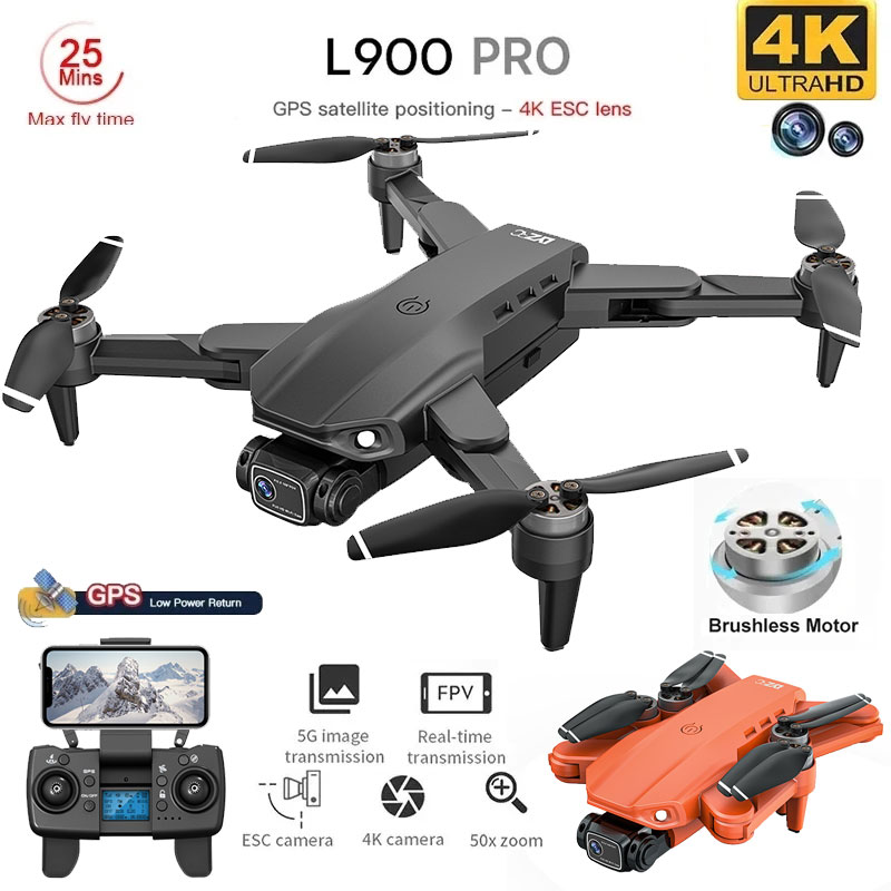 Drone Aerial Photography - L900 Pro Drone mainan kamera ganda