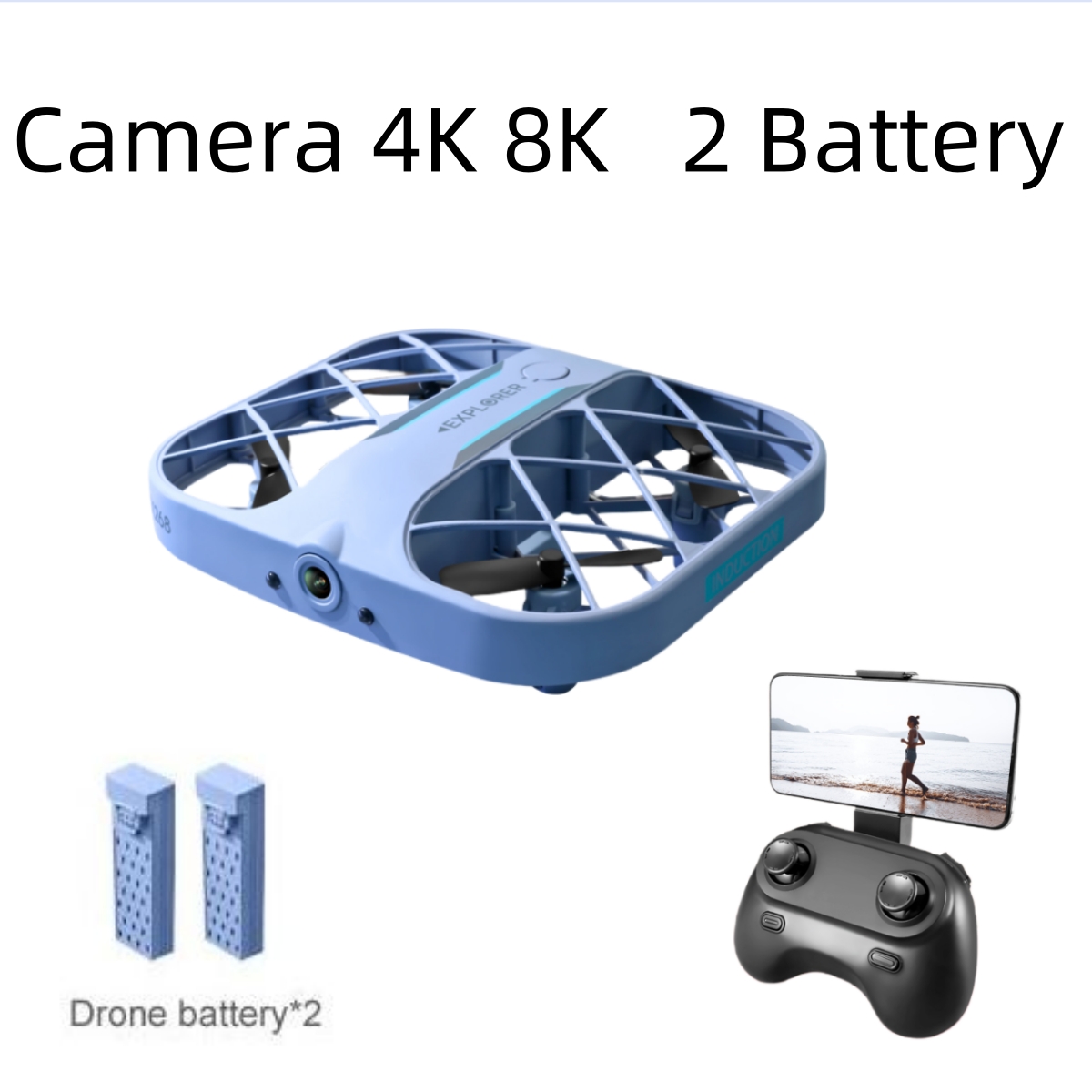 Drone Aerial Photography - JJRC H107 FPV RC Drone dengan