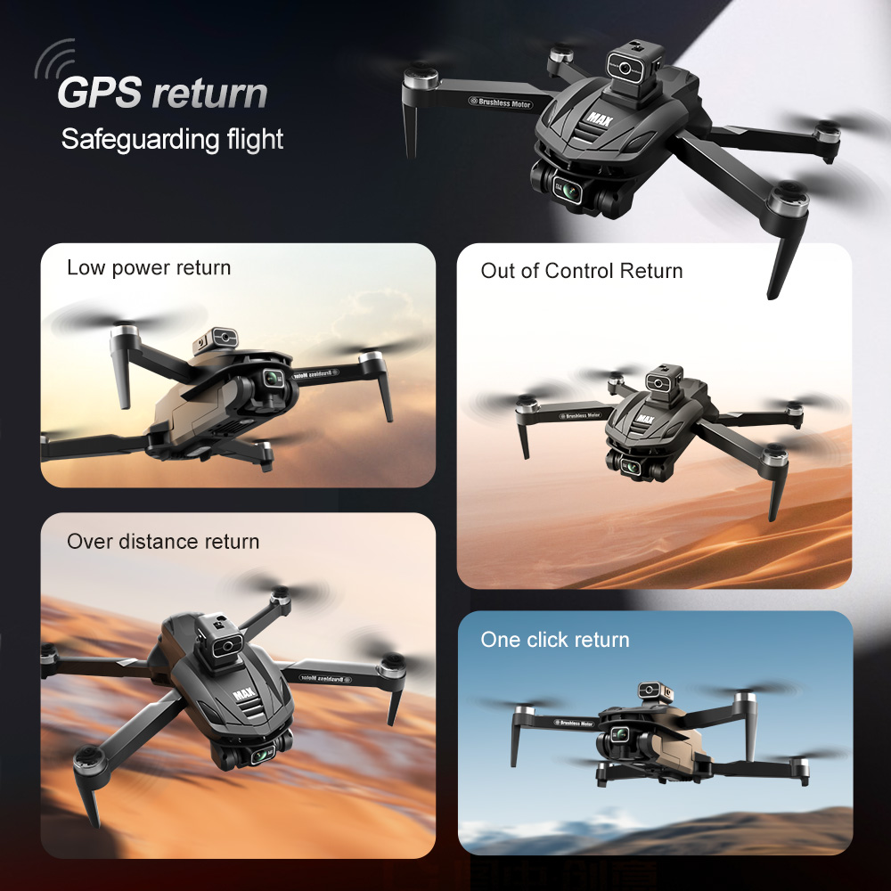 V168 PRO Max GPS Drone 8K Prof - Drone Surveying ulasan dan harga