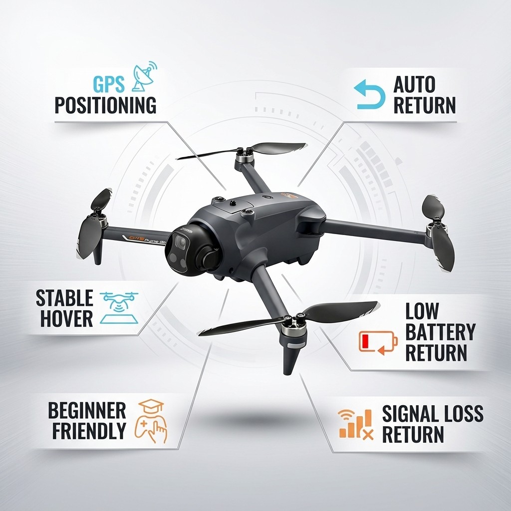 Drone Potensic GPS Auto Return - Drone Multispectral ulasan dan harga