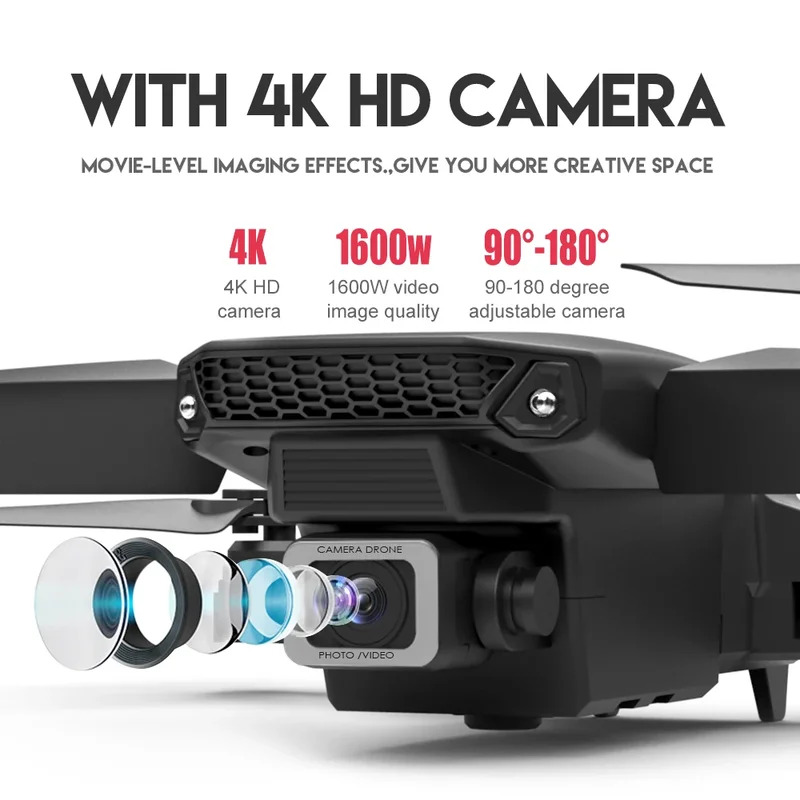 E88 Pro Drone Lipat Cerdas Men - Drone Aerial Photography ulasan dan harga
