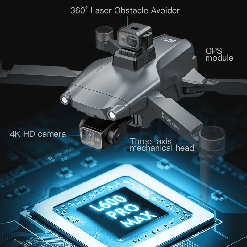 L600 PRO MAX Drone GPS profesi - Drone Aerial Photography ulasan dan harga