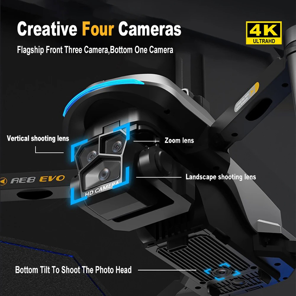 Drone AE8 EVO 4K Profesional 5 - Drone Multispectral ulasan dan harga